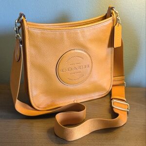 Coach Orange Crossbody Bag with Adjustable Strap